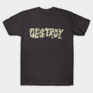 Destroy Classic Punk 1977 T-Shirt